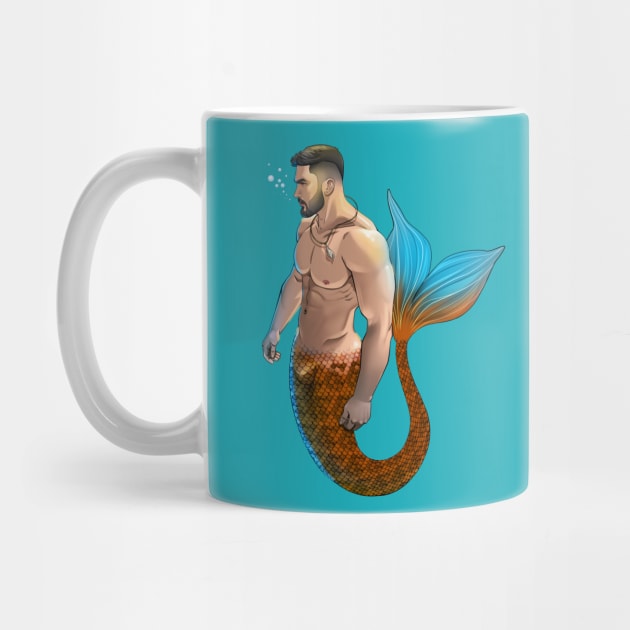 Handsome Merman by TheArtOfRichie